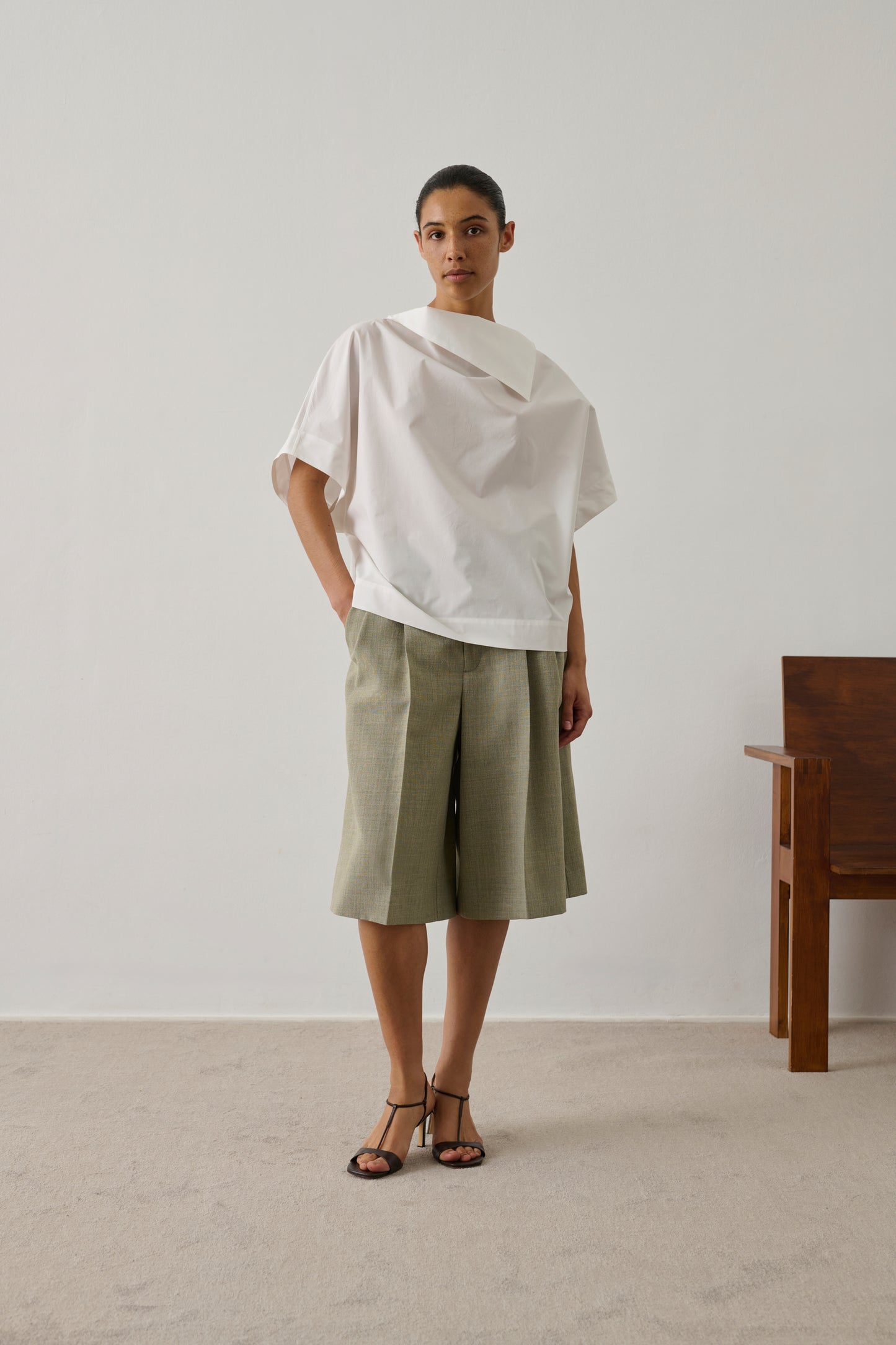 Blouse Issa - Blanc Cassé - Coton - Femme