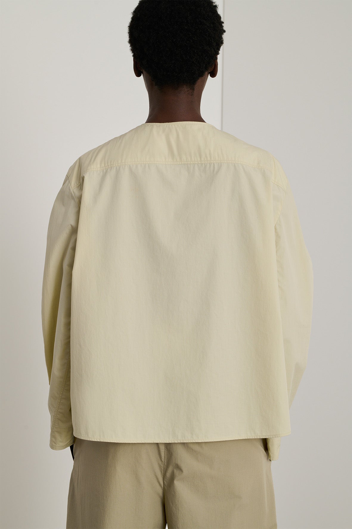 Blouse Antoine - Mastic - Coton - Femme vue 2