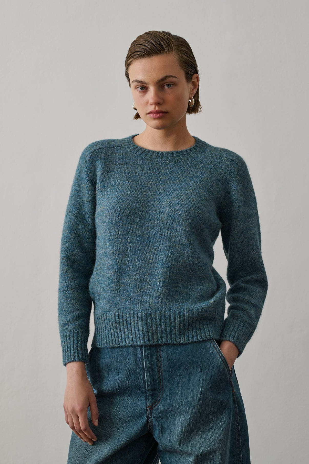 Pull Envie - Vert D'Eau - Femme vue 3