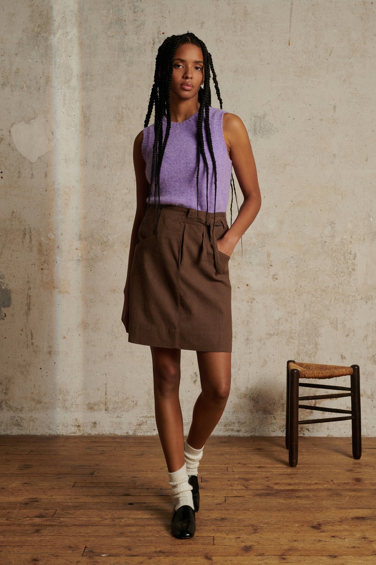TARA BROWN SKIRT vue 1