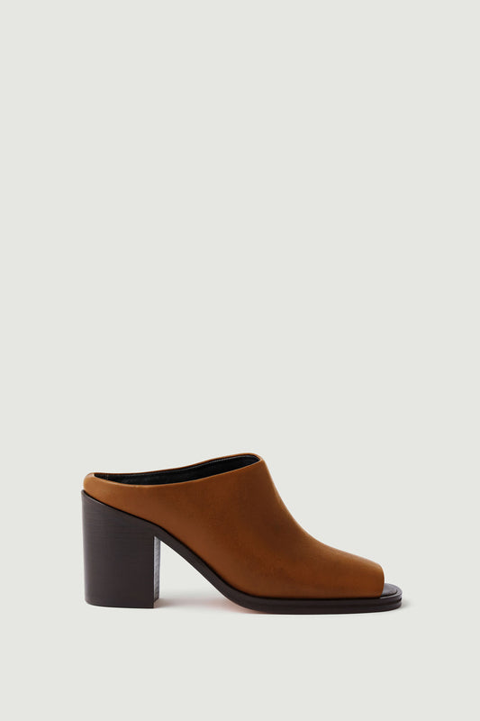 Mules Down - Honey - Cuir - Femme