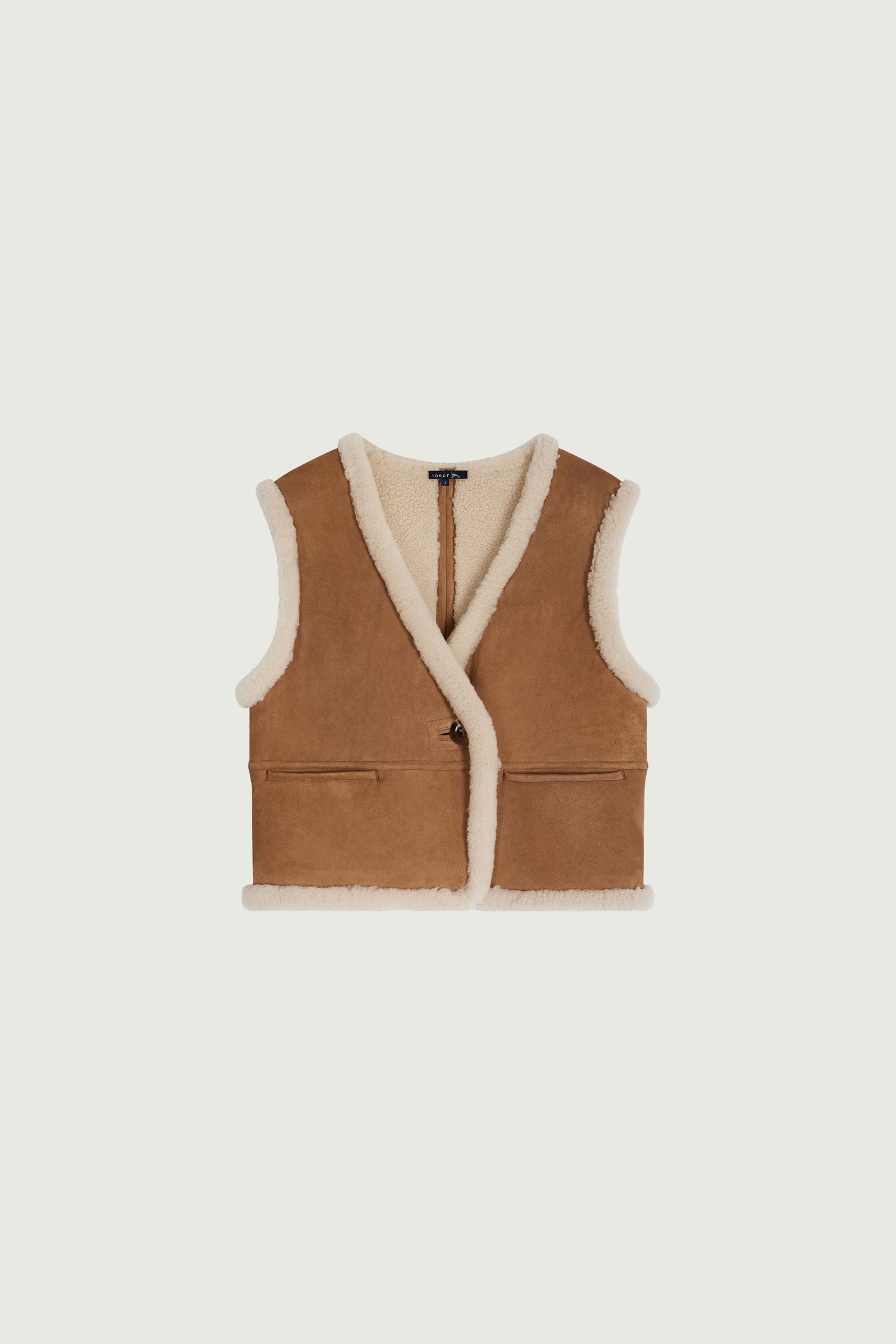 PYRENNEES NATURAL SLEEVELESS WAISTCOAT