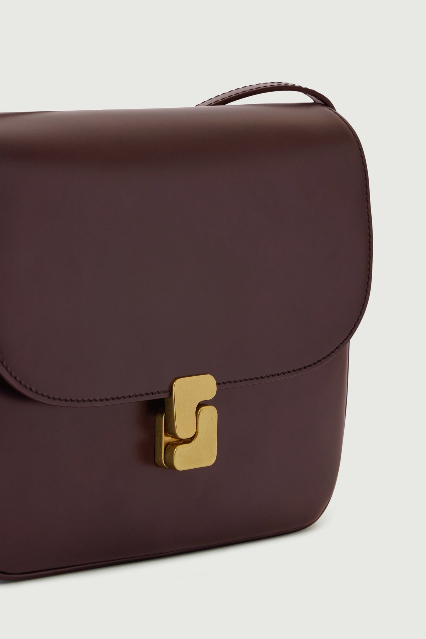 Sac Bellissima Maxi - Bordeaux Foncé - Cuir - Femme