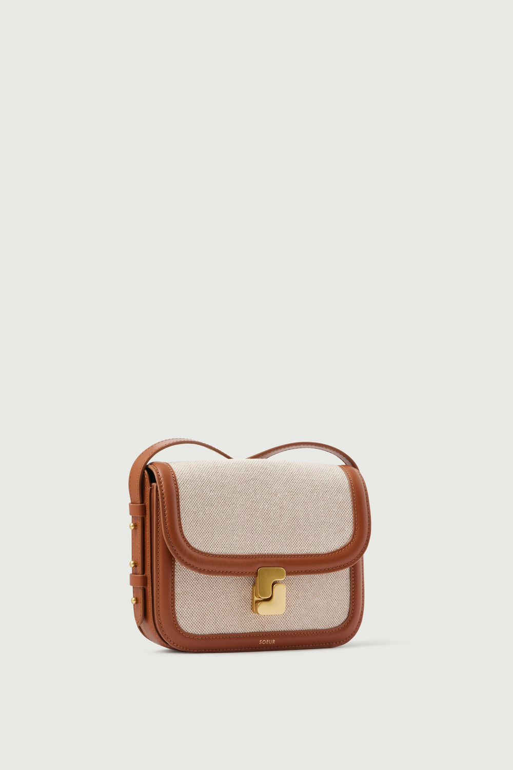 Sac Bellissima Mini - Écru/Naturel - Cuir - Femme